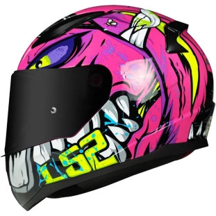 Capacete LS2 FF353 Rapid Badass - Rosa - Masculino - Feminino