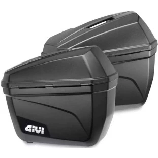 Baú Lateral Givi E-22N Monokey Preto (Par) - 22 Litros