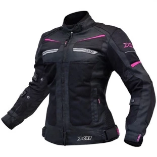 Jaqueta X11 Breeze 2 Feminina - Preta/Rosa Ventilada