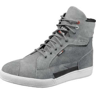 Bota Ls2 Downtown Man WP Cinza - Impermeável - Masculino - Motociclista - Motoqueiro  