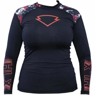Camiseta M.Longa 2 Pele Moving Rosas Vermelhas 