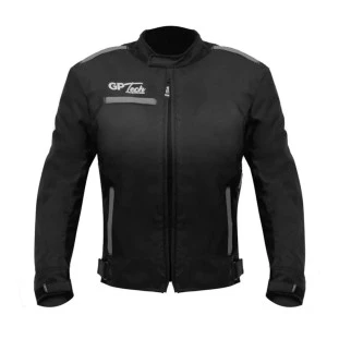 Jaqueta Feminina GP Tech Essence Preta/Cinza - Motociclista - Motoqueiro - Resistente a Água - forro termico - Urbano - Touring