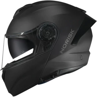 Capacete Norisk Force 2 Articulado Monocolor - Preto Fosco N°56/P
