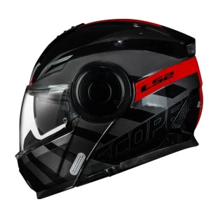Capacete LS2 FF902 Scope Hamr Escamoteáve - Masculino - Feminino - Óculos Interno