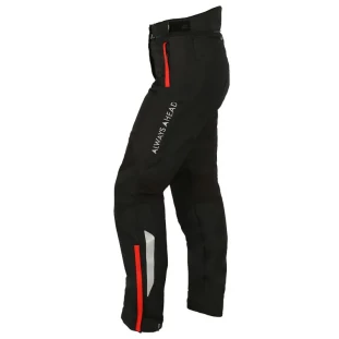 Calça LS2 Chart (Impermeável/Feminina) Lady - Preto/Vermelho 