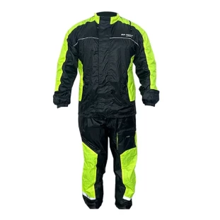Capa De Chuva GP Tech Pioggia Nylon Preto-Amarelo - Para motoqueiro - Motociclista - Motoboy - Urbano