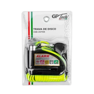 Trava Disco com Alarme GP TECH - ZX7104 Média