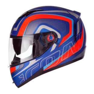 Capacete Peels Icon Silverstone - Azul/vermelho 