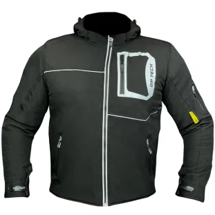 Jaqueta Feminina GP Tech Napoli Casual Resistente a Agua Preto/Cinza