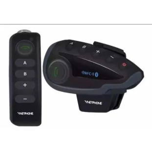 Intercomunicador Comunicador V8 Com Controle Remoto Guidão - Individual