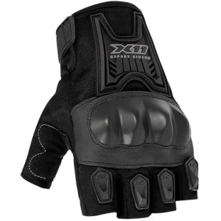 Luvas X11 Blackout Meio Dedo Feminino Preto 