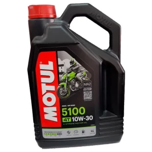 Óleo 4T 10W30 4 Litros (galão) - Motul 5100+