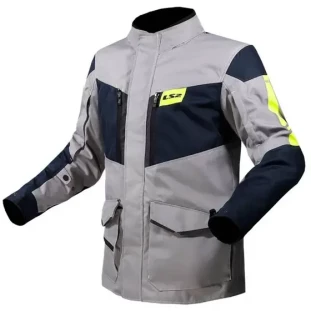 LS2 Jaqueta Metropolis Evo TIT/BLU/HI-VI 