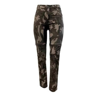 Calca Cargo Feminina Camuflado Force Comfort Chumbo