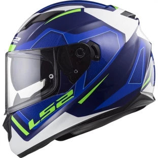 Capacete LS2 FF320 Stream Edge - Azul/Branco