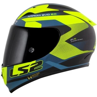Capacete Ls2 FF323 Arrow Evo Compete - Azul fosco/Amarelo/Preto 64