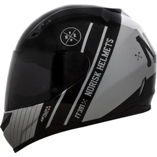 Capacete Norisk FF391 Knight - Preto/Cinza 