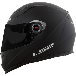 Capacete Ls2 FF358 Monocolor -Preto Fosco - Masculino - Feminino 