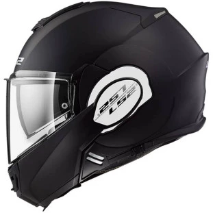 Capacete LS2 Valiant FF399 Mono - Preto Fosco - Masculino - Feminino - Articulado - Óculos interno 