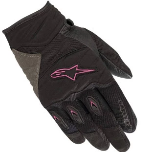 Luva Alpinestars Stella Shore - Preta/Rosa (Feminina)
