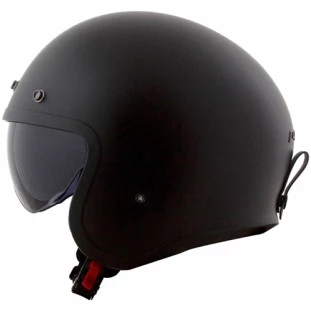 Capacete LS2 Spitfire OF599 Monocolor - Preto/Fosco - Masculino - Feminino - Óculos Interno - harley 