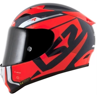 Capacete LS2 FF323 Arrow C Sting -  Azul/Laranja Fibra de Carbono  - Masculino - Feminino 