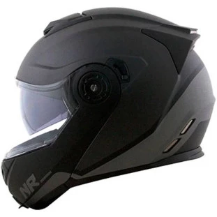 Capacete Norisk Route FF345 Mono Chance Articulado - Preto Fosco