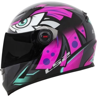 Capacete LS2 FF358 Tribal - Fucsia - Masculino - Feminino 
