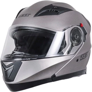Capacete Texx Escamoteável Gladiator V3 Chumbo Fosco