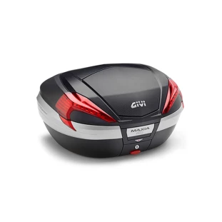 Bauleto Givi Maxia 4 56 Litros Tampa Fibra de Carbono Lente vermelha V56NN