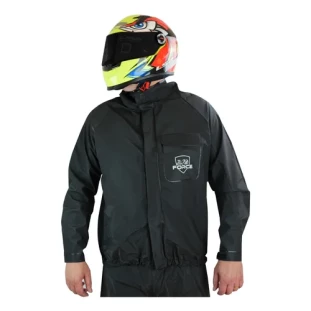Capa De Chuva Force Nylon Flex - Preto 