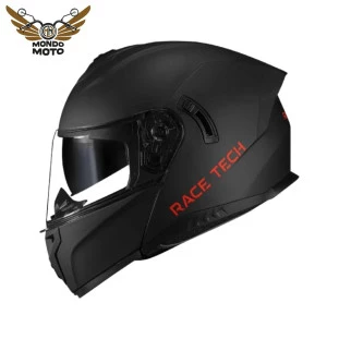 Capacete Race Tech Signal Monocolor - Preto Fosco (Articulado)