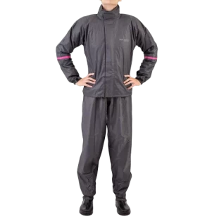 Capa de Chuva Feminina GP Tech Essence Premium - Cinza/Rosa