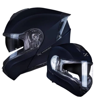 Capacete Norisk Motion Monocolor Azul Fosco - Motoqueiro 