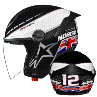 Capacete Norisk Neo Grand Prix United Kingdom - Moto