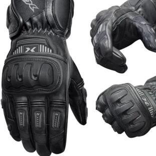 Luva X11 Impact 2 Cano Curto (Couro) - Para Motoqueiro