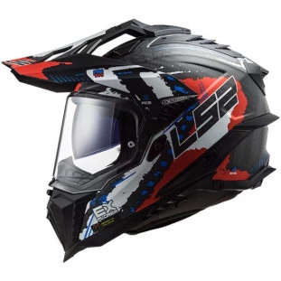 Capacete LS2 Explorer C MX701 Extend Vermelho Fosco