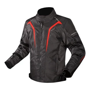 Jaqueta LS2 Sepang - Preto/Cinza/Vermelho - Masculino - Impermeável - Termico - Protetor