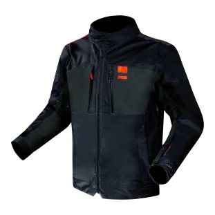 Jaqueta Ls2 Titanium Azul/Laranja Fluor - Masculino - Termico - Removivel - Impermeavel