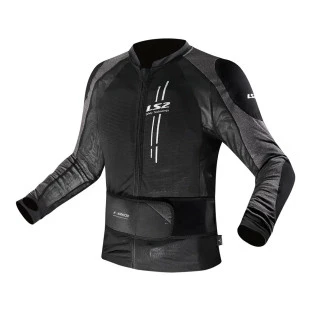 Jaqueta Ls2 X-armor - Preto/Cinza - Masculina - Feminina - Proteção - Lançamento - Verão 