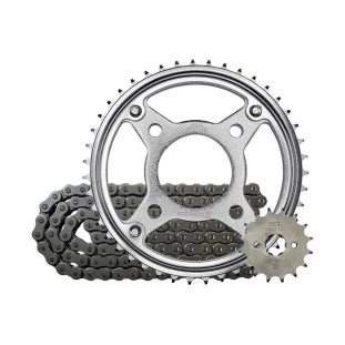 Kit transmissão TITAN150 2004/14 - S/RET RK428SB118L/16T/43T Ref: 21010027 Marca: RK