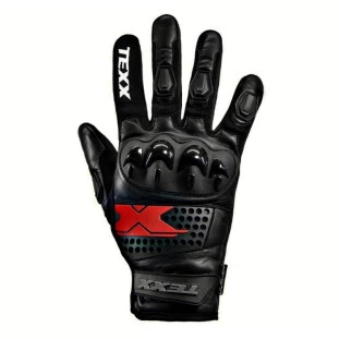 Luva Texx Old Shoot - Preto e Vermelho