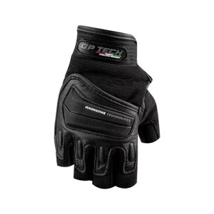 Luvas Gp Tech Essence Meio Dedo - Preto