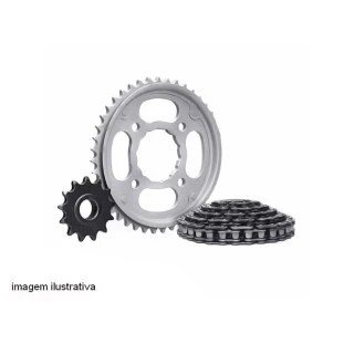 Kit Transmissão BIZ125 - 34D/14D/428HX106L CHH-H S/RET. Ref: 10530003 IN Marca: SCUD