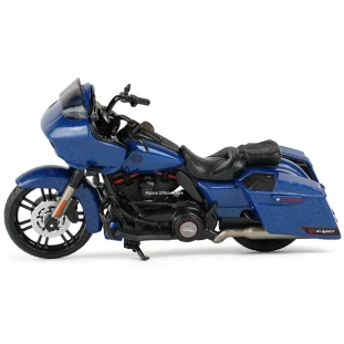 Miniatura Harley Davidson Roud Glide - Azul
