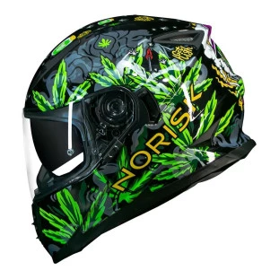 Capacete Norisk FF302 Soul Magic Seeds - Verde 